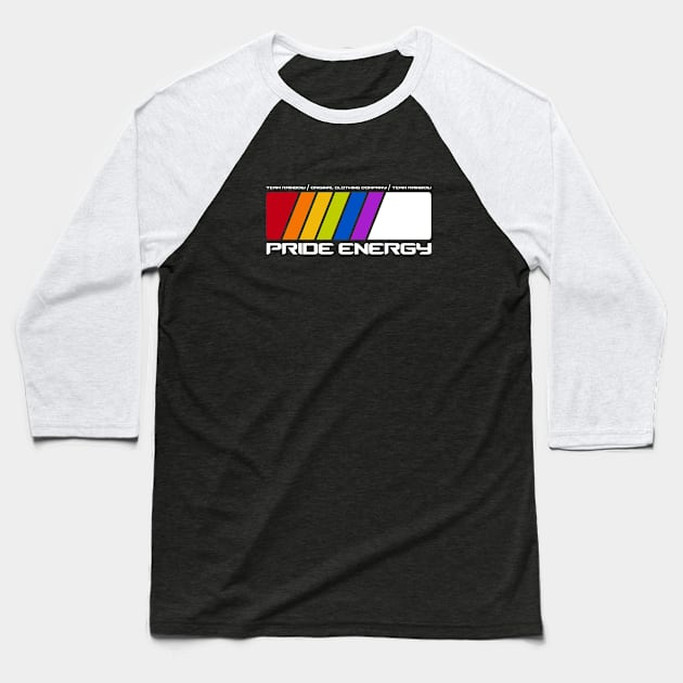 Team Rainbow LGBT Pride energy Baseball T-Shirt by teamrainbowstore